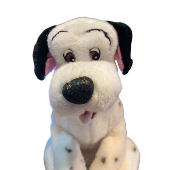 Vintage 101 Dalmatians Plush Disney Mattel 1991? Pongo and Lucky Set Dalmatians - Picture 2 of 13